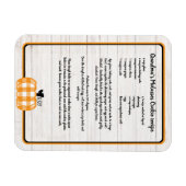 Nafslagluid oranje pompoen wit magneet (Horizontaal)