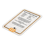 Nafslagluid oranje pompoen wit magneet (Linkerzijde)