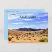 Nafud Desert Saudi-Arabië Briefkaart (Voorkant / Achterkant)