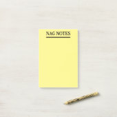 Nag Notes Funny Post-it Notes (Op bureau)