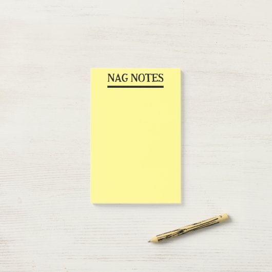 Nag Notes Funny Post-it Notes (Op bureau)
