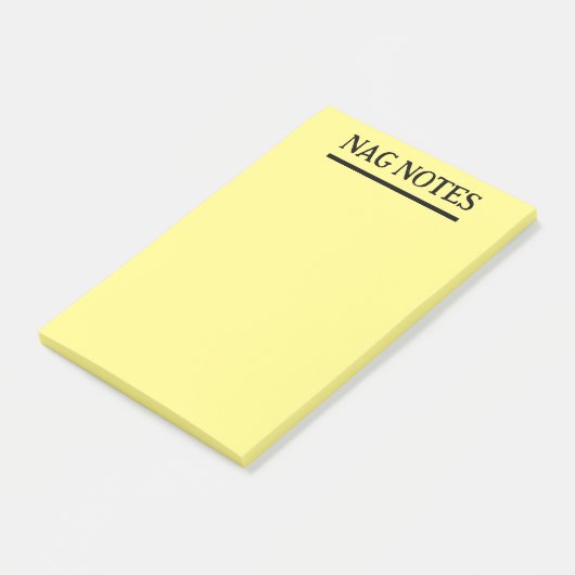 Nag Notes Funny Post-it Notes (Schuin)