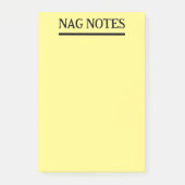 Nag Notes Funny Post-it Notes (Voorkant)