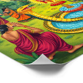 Nag Panchami Ka - Sacred Serpent Art -नाग पंचमी का Poster (Hoek)