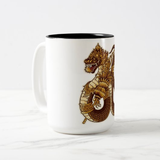 Naga Besukih Tweekleurige Koffiemok (Voorkant links)