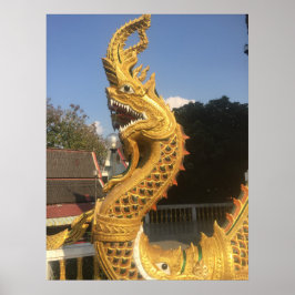 Naga bij Doi Suket, Chiang Mai, Thailand Poster