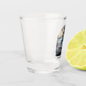 Naga Explorer World Travel Fantasy Art Shot Glass Glas (Links)