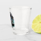 Naga Explorer World Travel Fantasy Art Shot Glass Shot Glas (Rechts)