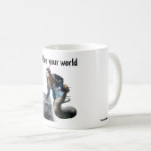 Naga Explorer World Travel Fantasy Coffee Cup Koffiemok (Voorkant rechts)