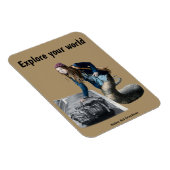 Naga Exploring World Travel Fantasy Fotomagneet Magneet (Rechterzijde)