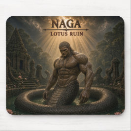 Naga Lotus Ruïne Donkere Realisme Muismat