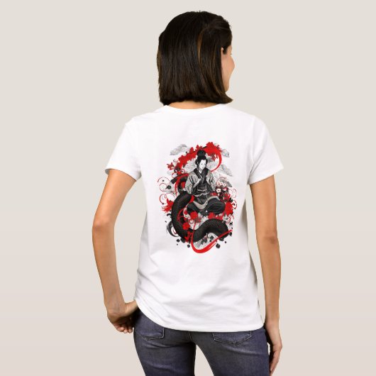 Naga Manga-Shirt | Japans Yakuza Design T-shirt (Achterkant volledig)