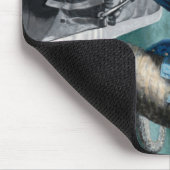 Naga onderzoekt World Travel Fantasy Art Mousepad Muismat (Hoek)