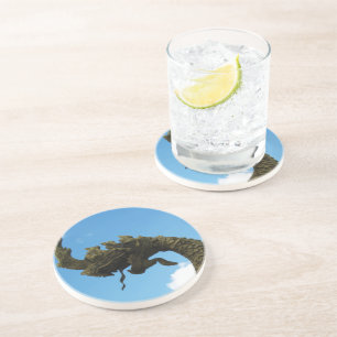 Naga ... Pha dat Luang Stupa, Laos Zandsteen Onderzetter