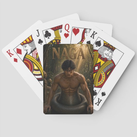 Naga speelkaarten, pokerkaarten (Achterkant)