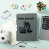 Naga verkent World Travel Fantasy Art Sticker (iPad Cover)