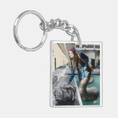 Naga verkent World Travel Fantasy Sleutelhanger (Voorkant Links)