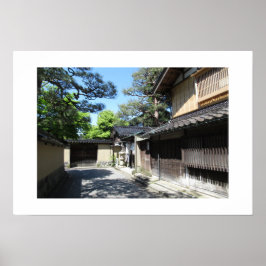 Nagamachi Samurai District: Kanazawa, Japan Poster