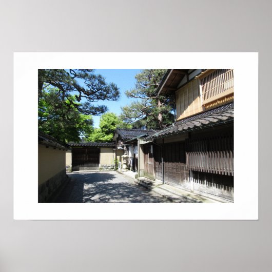 Nagamachi Samurai District: Kanazawa, Japan Poster (Voorkant)
