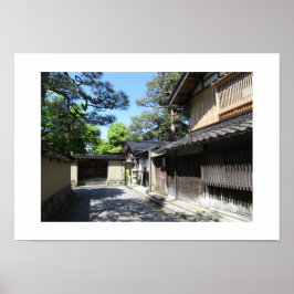 Nagamachi Samurai District: Kanazawa, Japan Poster