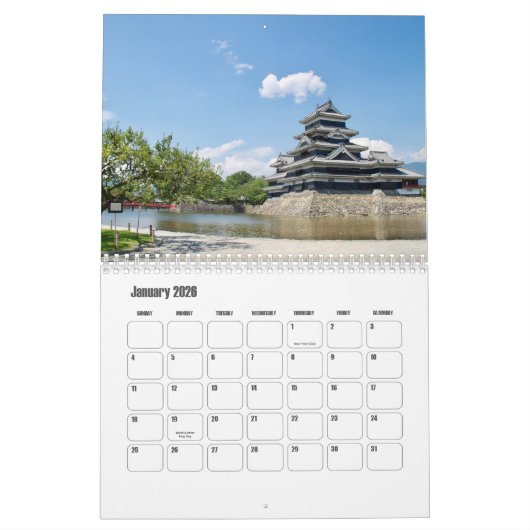 Nagano-Japan kalender (Jan 2026)
