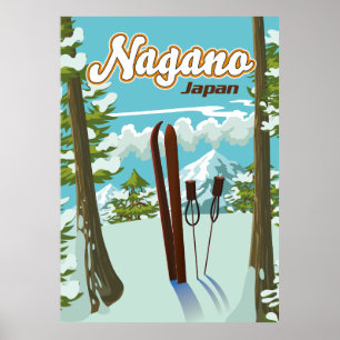 Nagano Japan ski-poster Poster
