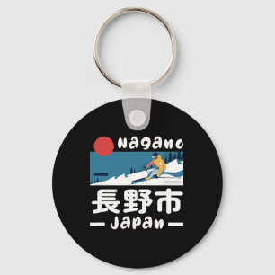 Nagano Japan Skigebied Skiën Japanse Alpen Reizen Sleutelhanger
