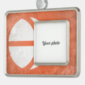 Nagano prefectuur verzilverd omlijst ornament (Links)