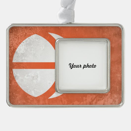 Nagano prefectuur verzilverd omlijst ornament (Voorkant)