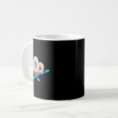 Nagano-skiër Koffiemok (Voorkant links)