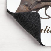 Nagant Revolver m1895 sovjet russisch ww2 muispad Muismat (Hoek)