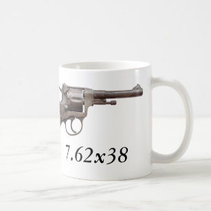 Nagant Revolver m1895 sovjetrussische ww2-mok! Koffiemok