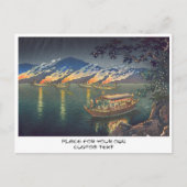 Nagaragawa Cormorant Vissen Tsuchiya Koitsu Briefkaart (Voorkant)