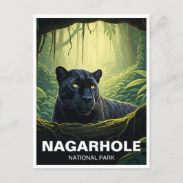 Nagarhole Nationaal Park India Reizen Briefkaart