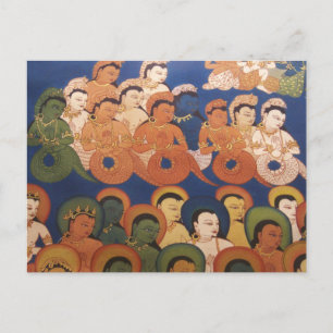 Nagas en Devas Boeddhistisch 11e eeuws Tibet Briefkaart