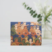 Nagas en Devas Boeddhistisch 11e eeuws Tibet Briefkaart (Staand voorkant)
