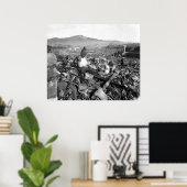 Nagasaki Japan Na de atoombom Poster (Thuiskantoor)