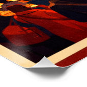 Nagasaki Lantern Festival in Japan Perfect Poster (Hoek)