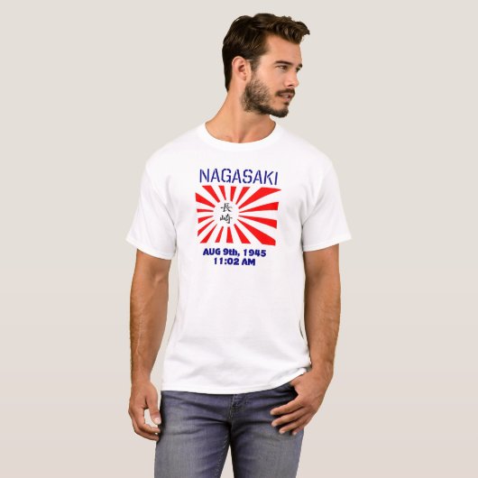 Nagasaki Rising Sun T-shirt (Voorkant volledig)