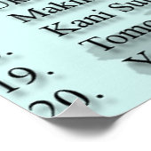 Nage Te List Poster (Hoek)