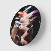 Nagel art ronde klok (Hoek)