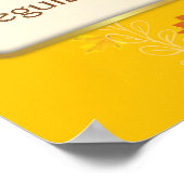 Nagel- en Spa-Poster Herfstaanbieding Poster (Hoek)