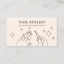 Nagel ivoor beige manicure stylist make-up 