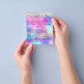 Nagel Kunstenaar Aansprakelijkheidsverklaring Roze Flyer (Hand)
