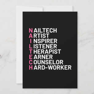 Nagel Kunstenaar Inspirator Kaart