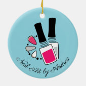 Nagel Kunstontwerp Keramische Versiering Keramisch Ornament (Achterkant)