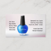 Nagel Kunsttechnicus - Orchidee Nagellak Visitekaartje (Achterkant)