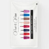 Nagel Lak Kleur Set Nagelsalon Spandoek (Verticaal)