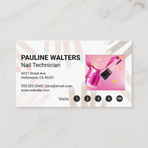 Nagel Lak Manicure Salon Visitekaartje