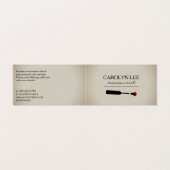 Nagel Lak | Manicuriste Visitekaartje (Buitenkant ongevouwen)